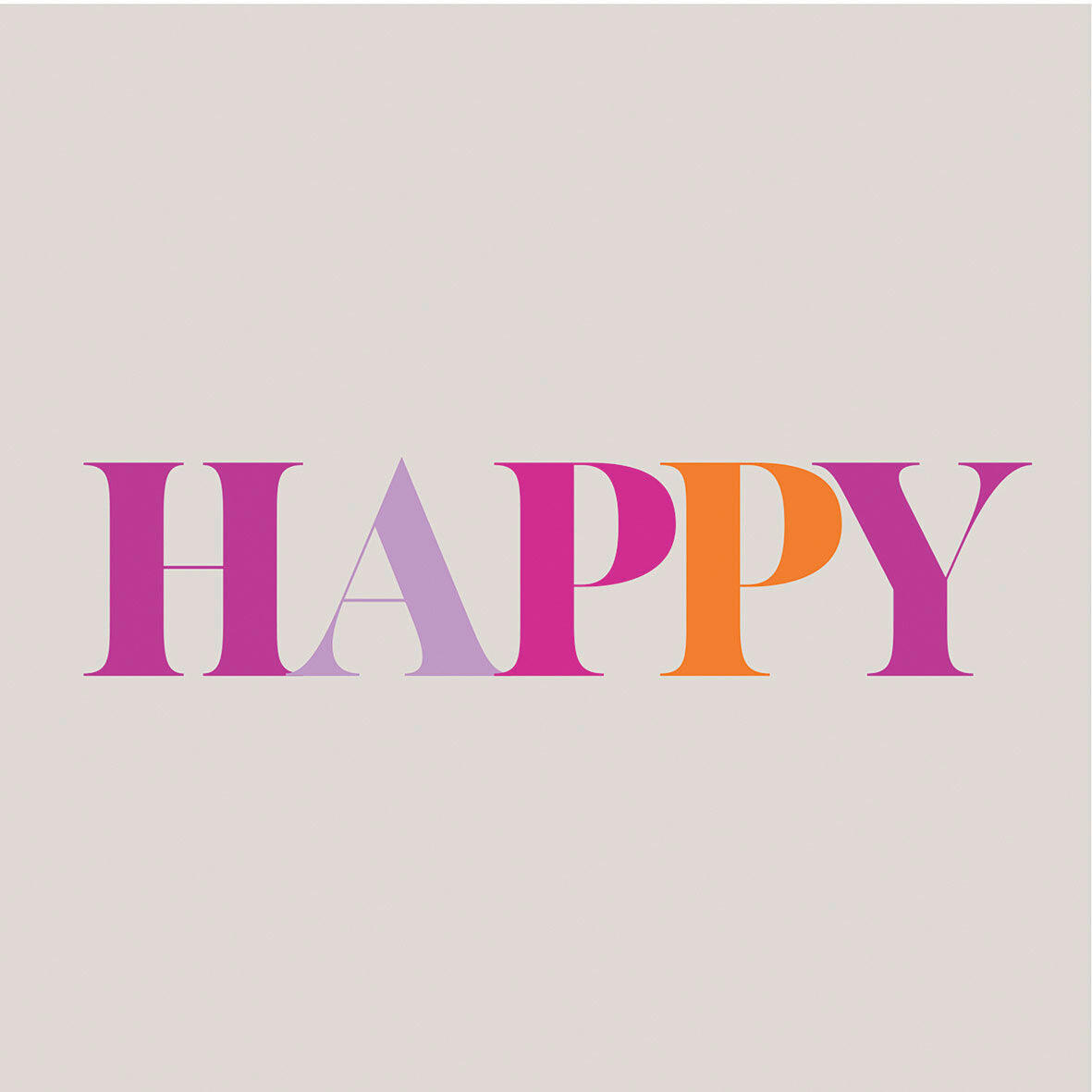 SERVIETTE  17.5/17.5 cm   - Multicolor, Basics, Papier (17.5/17.5cm) - PPD