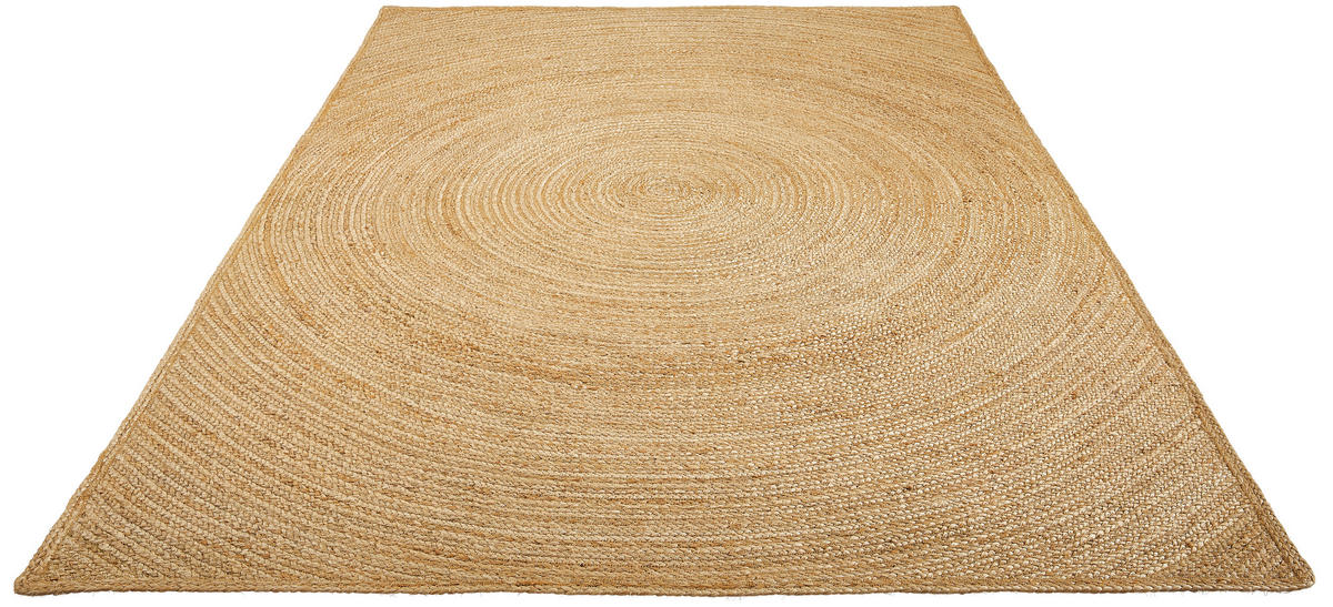 JUTETEPPICH 130/190 cm Circle Naturfarben  - Naturfarben, Natur, Textil (130/190cm) - Linea Natura