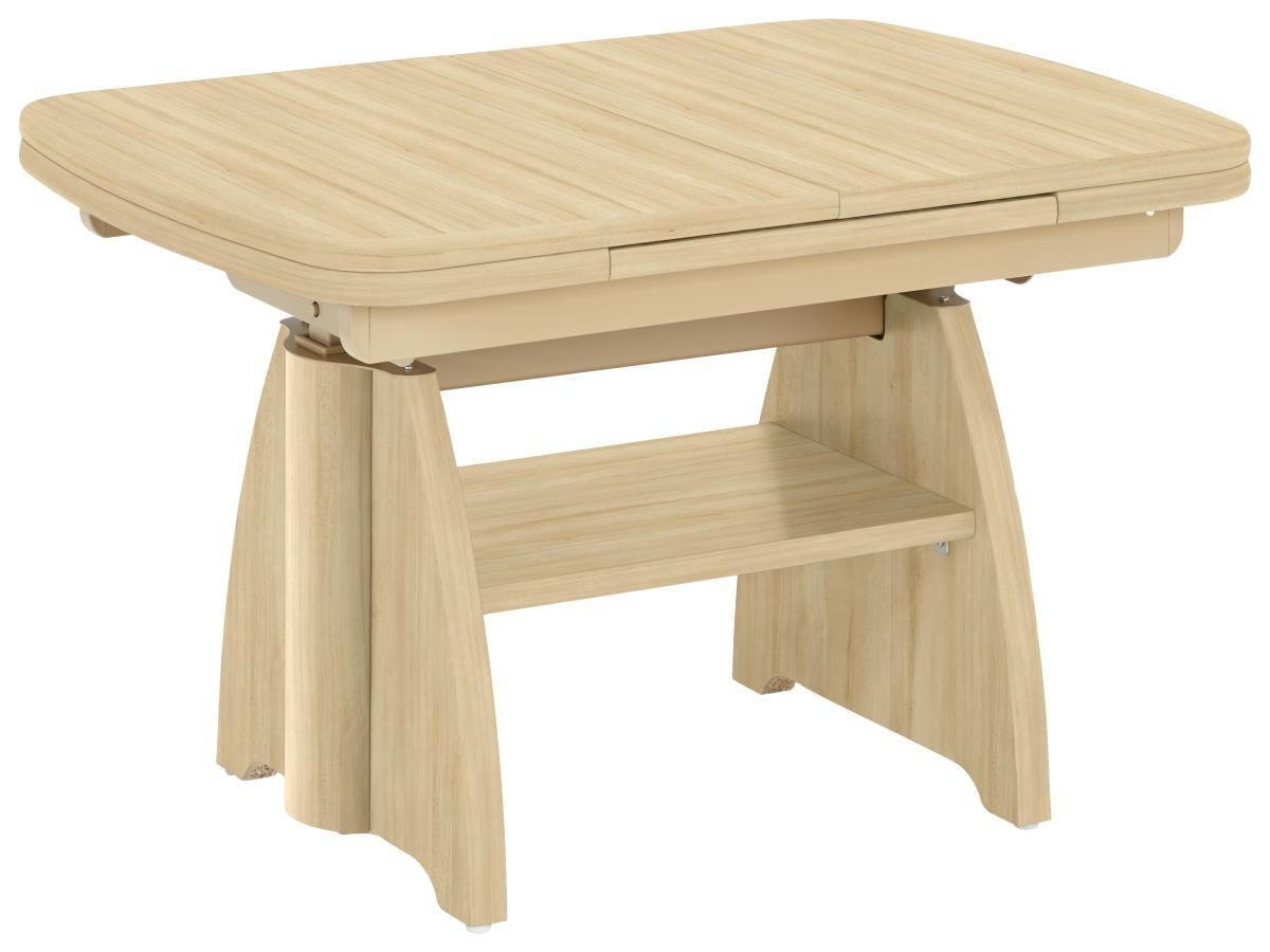 COUCHTISCH in Holzwerkstoff 90-131/65/56-75 cm  - Buchefarben, Konventionell, Holzwerkstoff (90-131/65/56-75cm) - Venda
