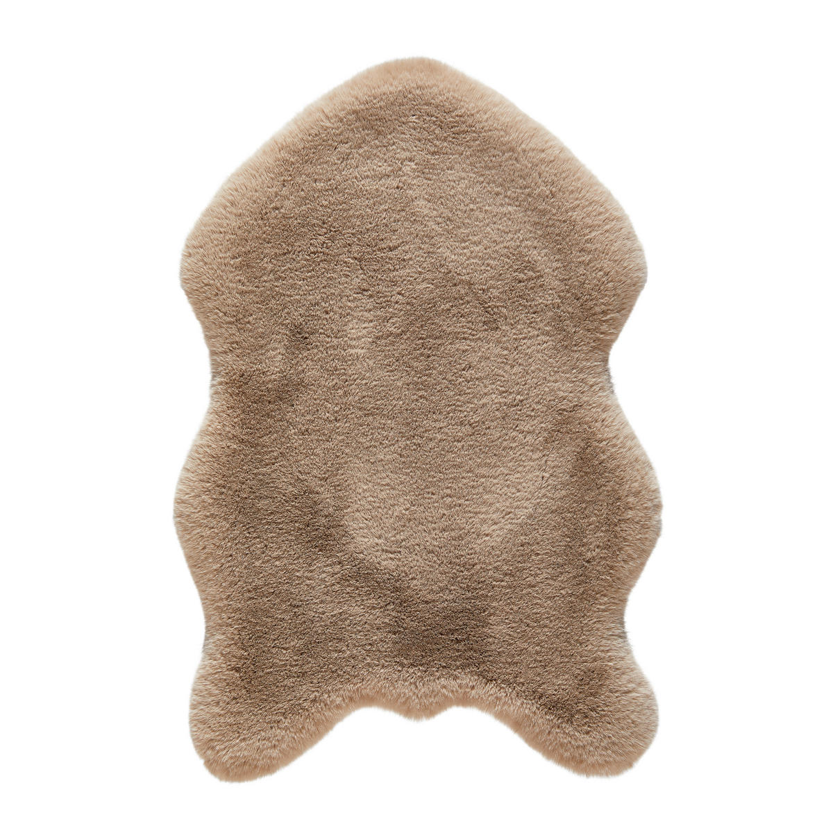 KUNSTFELL 60/90 cm Luna Taupe  - Taupe, Trend, Textil (60/90cm) - Novel