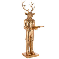 DEKOHIRSCH - Goldfarben, Basics, Kunststoff (72/59/194cm) - Ambia Home