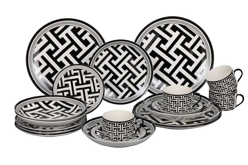 Novel KOMBINOVANÁ SOUPRAVA 20dílné, porcelán (new bone china) keramika