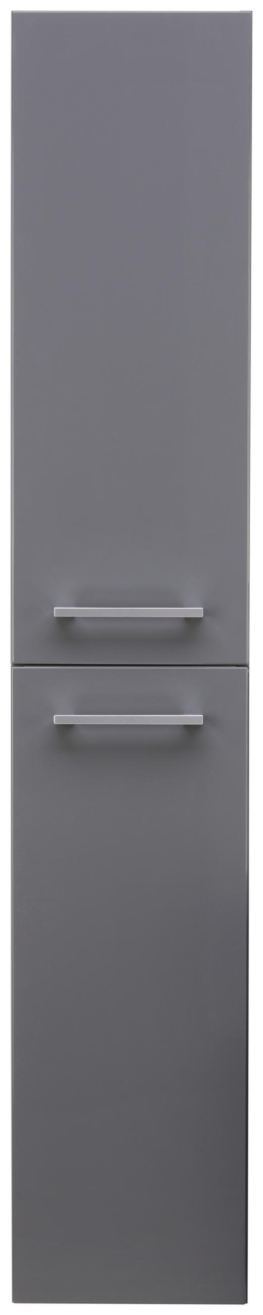 HOCHSCHRANK 30/159/32 cm  - Chromfarben/Anthrazit, MODERN, Glas/Holzwerkstoff (30/159/32cm) - Voleo