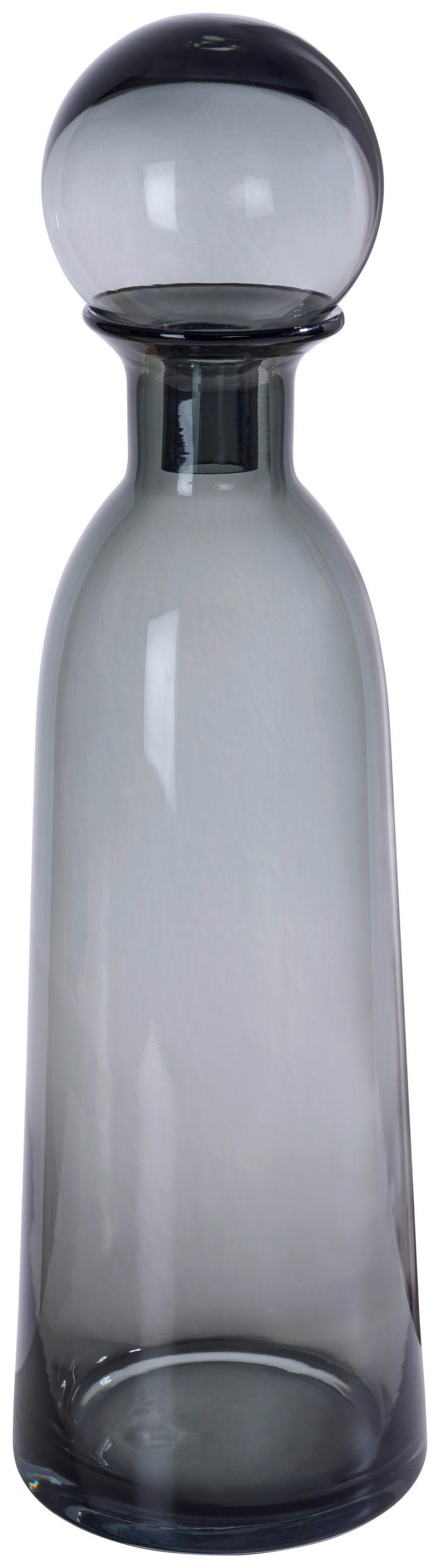 VASE 40 cm  - Grau, Trend, Glas (12/40cm) - Ambia Home