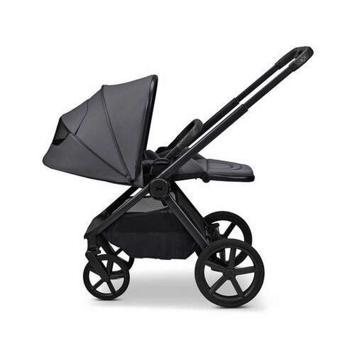 KOMBIKINDERWAGEN Gio Fold ETPU  - Hellgrau/Grau, Basics, Textil/Metall (120/58/92cm) - Moon Edition