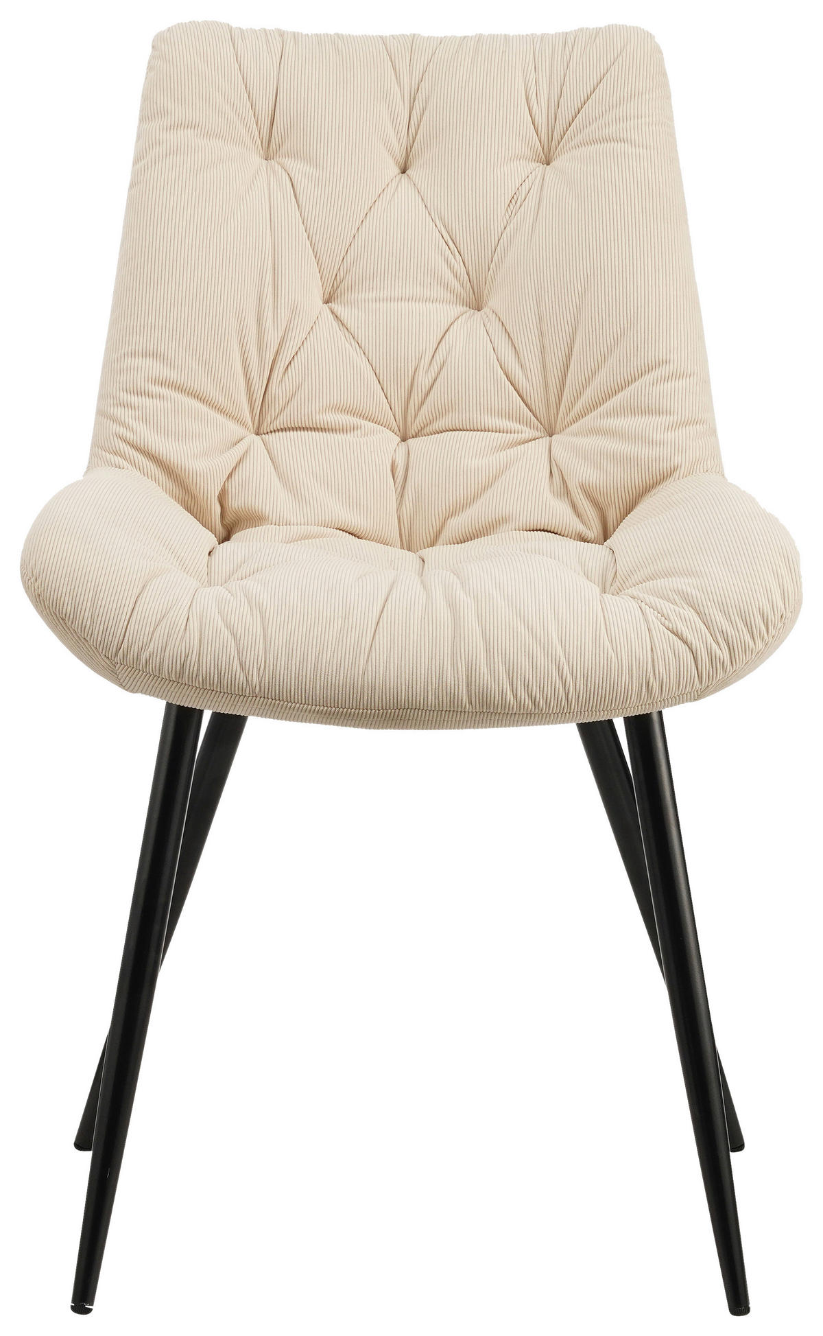 STOLIČKA, 54/85/63 cm - čierna/prírodná farba, Design, kov/textil (54/85/63cm) - Carryhome