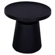 BEISTELLTISCH 49/49/45,5 cm Schwarz rund  - Schwarz, Design, Metall (49/49/45,5cm) - Xora