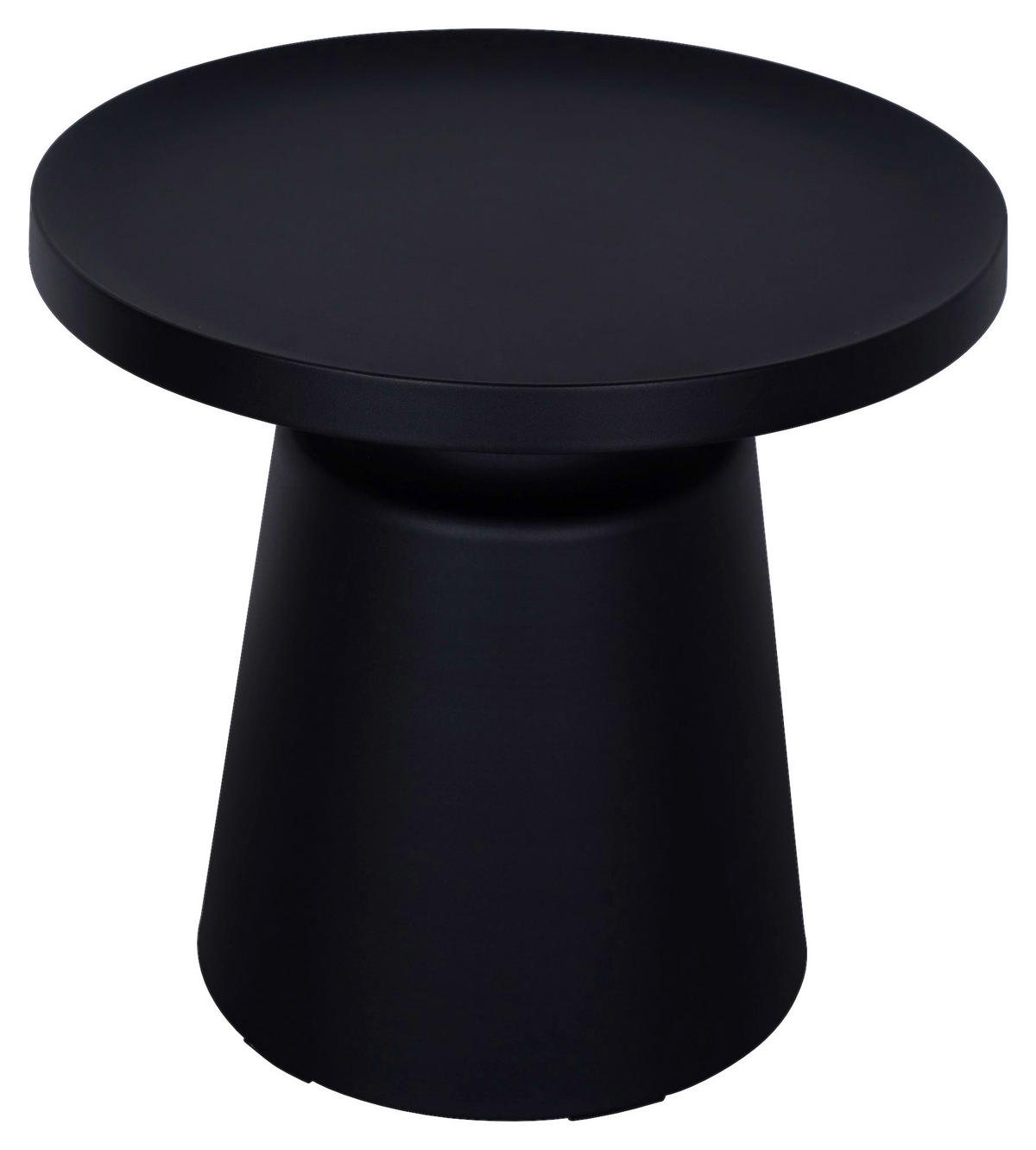 BEISTELLTISCH 49/49/45,5 cm Schwarz rund  - Schwarz, Design, Metall (49/49/45,5cm) - Xora