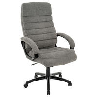 CHEFSESSEL Webstoff Grau, Schwarz  - Schwarz/Grau, MODERN, Kunststoff/Textil (70/115-123/77cm) - MID.YOU
