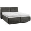 POLSTERBETT 180/200 cm  in Grau  - Weiss/Schwarz, Konventionell, Holz/Holzwerkstoff (180/200cm) - Beldomo - Sleep