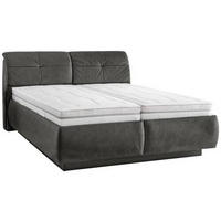 POLSTERBETT Lattenroste, Matratzen Grau 180/200 cm  - Schwarz/Weiß, KONVENTIONELL, Holz/Holzwerkstoff (180/200cm) - Beldomo - Sleep