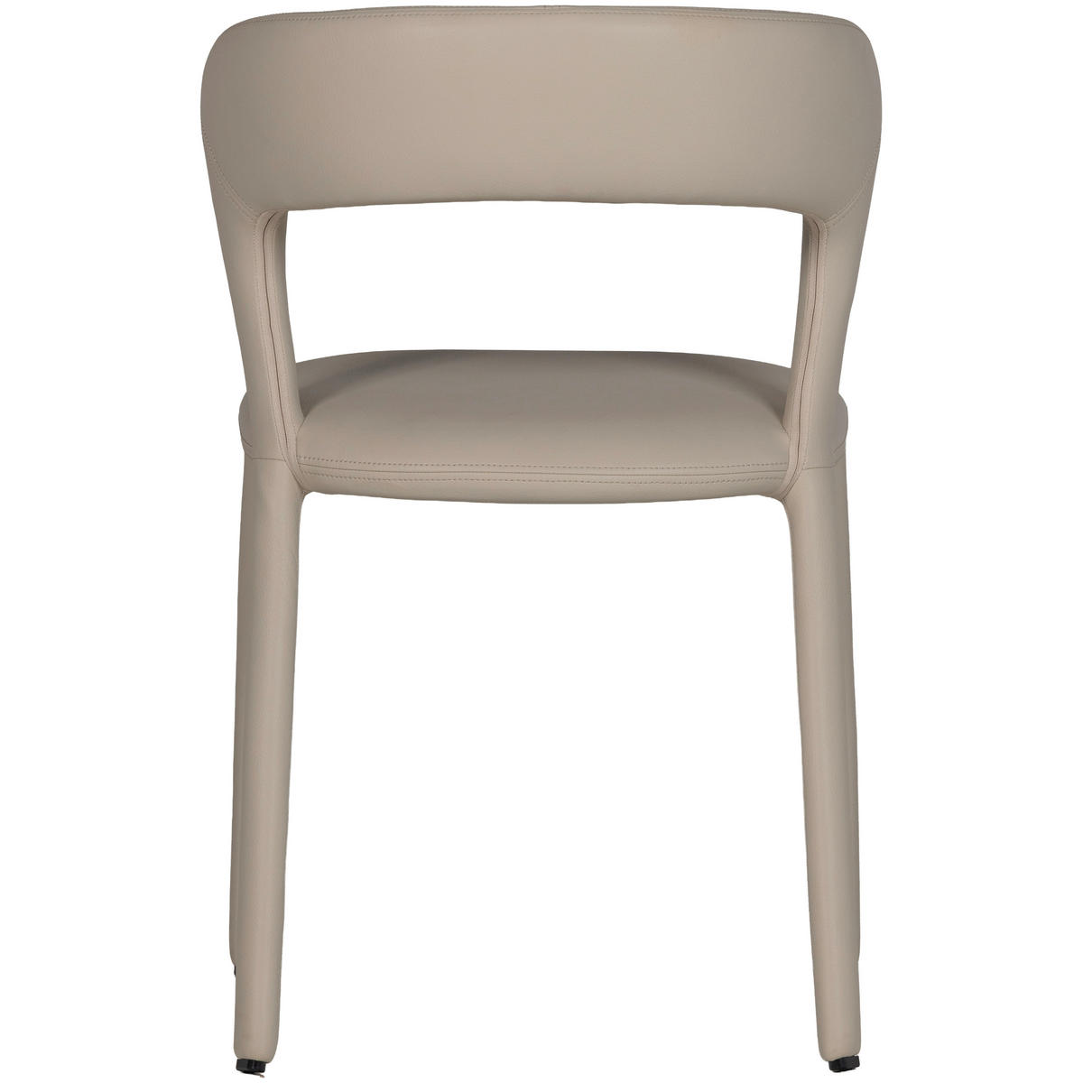 STUHL-SET 2 Stück  in Lederlook Kunststoff, Textil  - Beige, MODERN, Kunststoff/Textil (51/76/56cm) - Livetastic