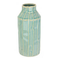 VASE  - Hellblau, Basics, Keramik (9/21/9cm)