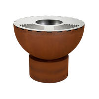 KUGELGRILL - Dunkelorange, Basics, Metall (100/100/85cm) - Nouvel