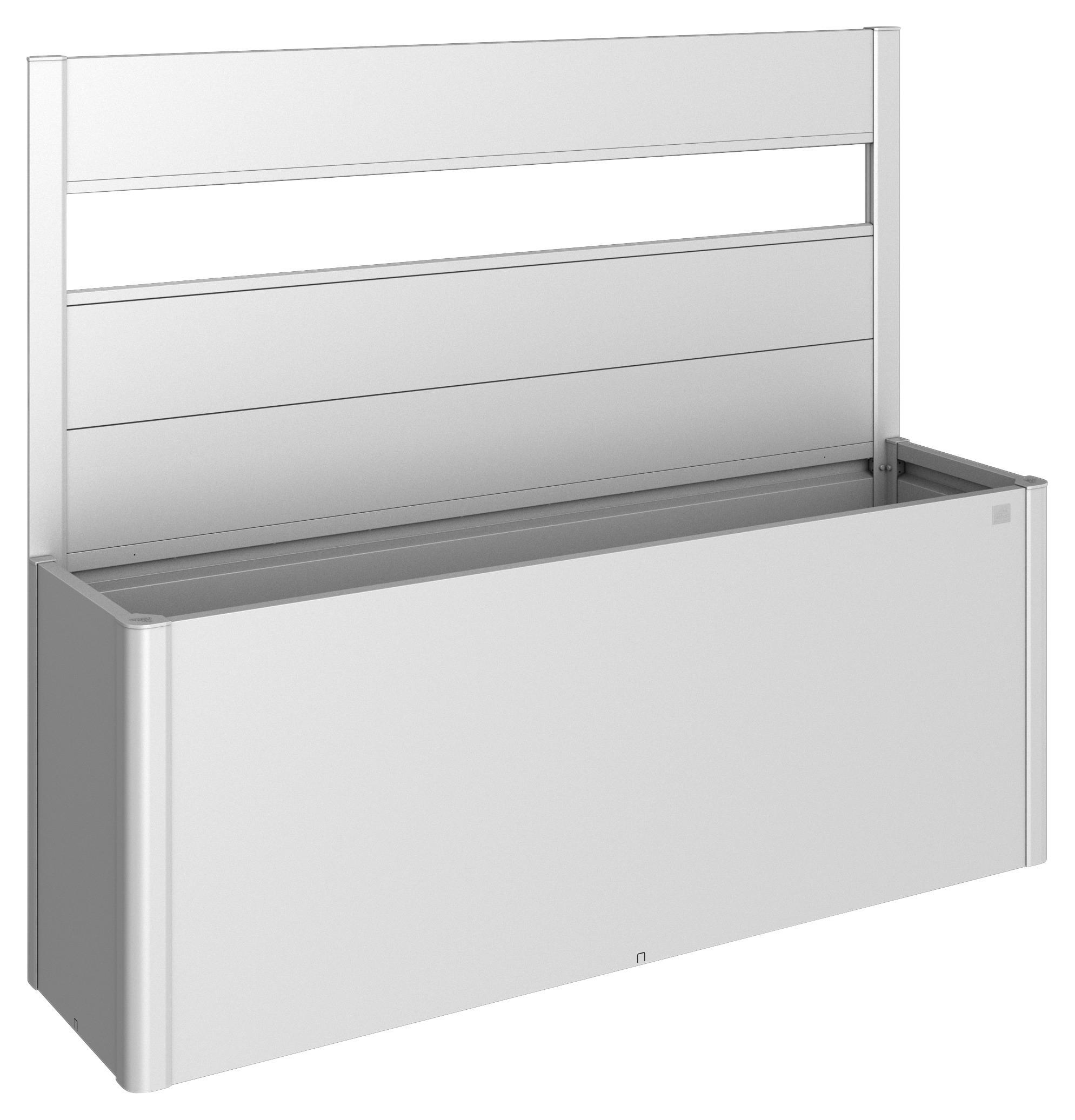 Biohort Sichtschutz Silber 201x91x4 cm
