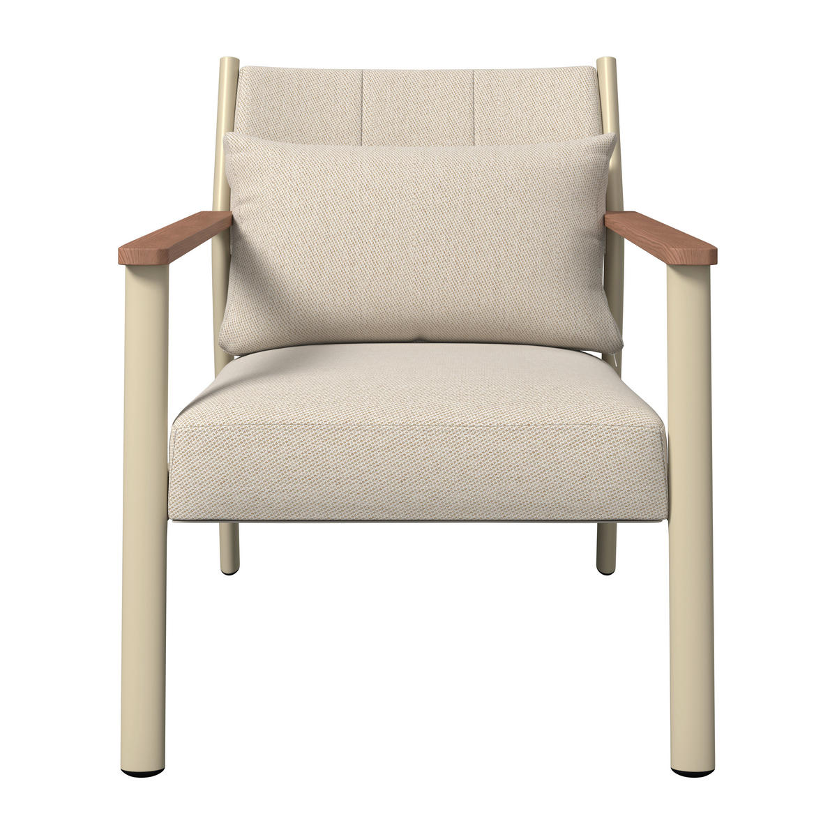 GARTENSET  4-teilig  - Beige/Naturfarben, Design, Holz/Textil - Ambia Garden