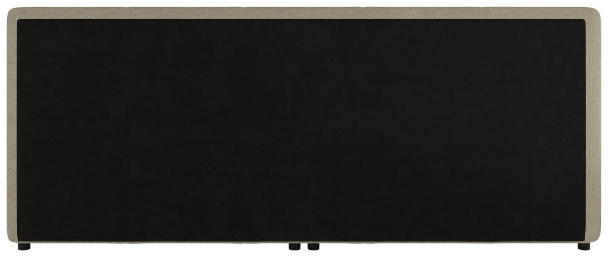BOXSPRINGBETT 240/200 cm  in Beige  - Beige/Schwarz, MODERN, Karton/Holz (240/200cm) - MID.YOU
