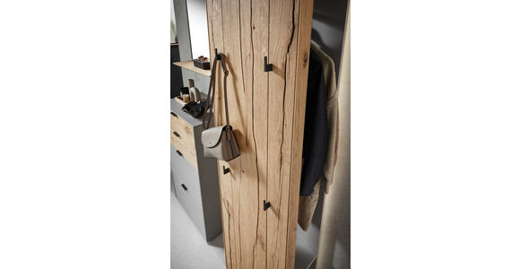 GARDEROBE 2-teilig in 51,9/205,5/37,1 cm - Eichefarben, Design, Holz/Holzwerkstoff (51,9/205,5/37,1cm) - Dieter Knoll