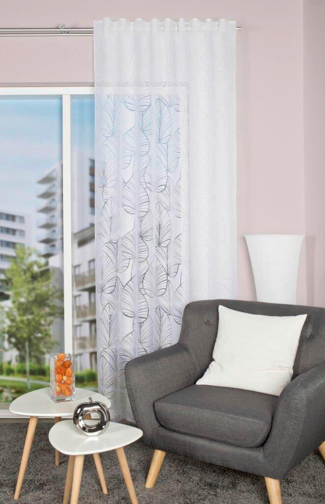 FERTIGVORHANG blickdicht  - Weiß, Basics, Textil (140/245cm) - Schmidt W. Gmbh