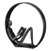 SKULPTUR - Anthrazit, Basics, Metall (17/18/9cm)
