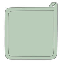 KUCHYNSKÁ LAPKA  - zelená, textil (20/20cm) - Esposa