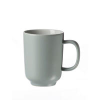 KAFFEEBECHER Jasper  320 ml   - Weiß/Mintgrün, Design, Keramik (320ml) - Ritzenhoff Breker