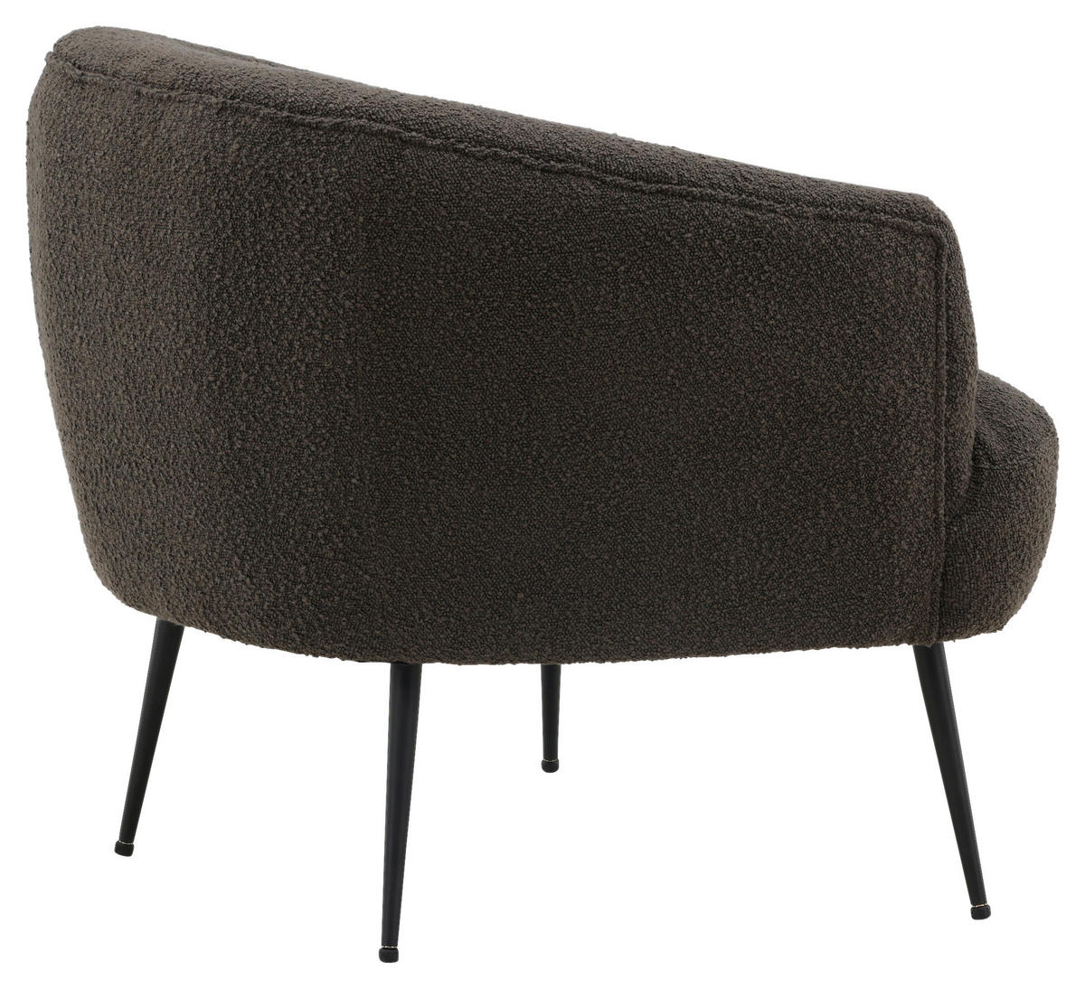 SESSEL in Schwarz  - Schwarz, Design, Textil/Metall (70/68,5/79cm) - Livetastic