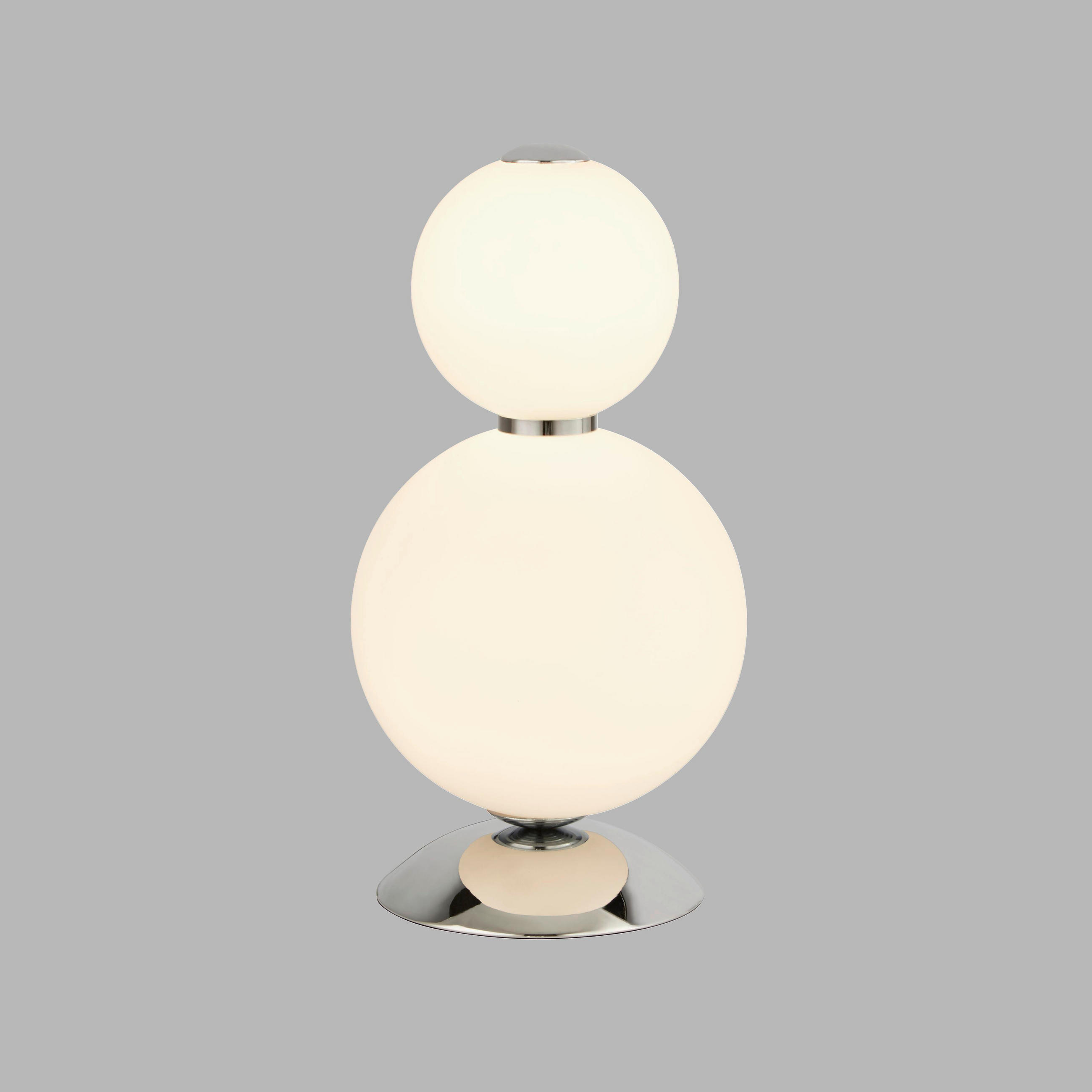 NAMIZNA LED-SVETILKA  Snowball      18/60 cm       - barve kroma/bela, Basics, kovina/steklo (18/60cm)