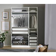 KLEIDERSTANGE 43,9/3/1,5 cm System Unit Anthrazit  - Anthrazit, Metall (43,9/3/1,5cm) - Hom`in