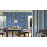 VLIESTAPETE 10,05 m - Blau/Weiß, Design, Textil (53/1005cm)