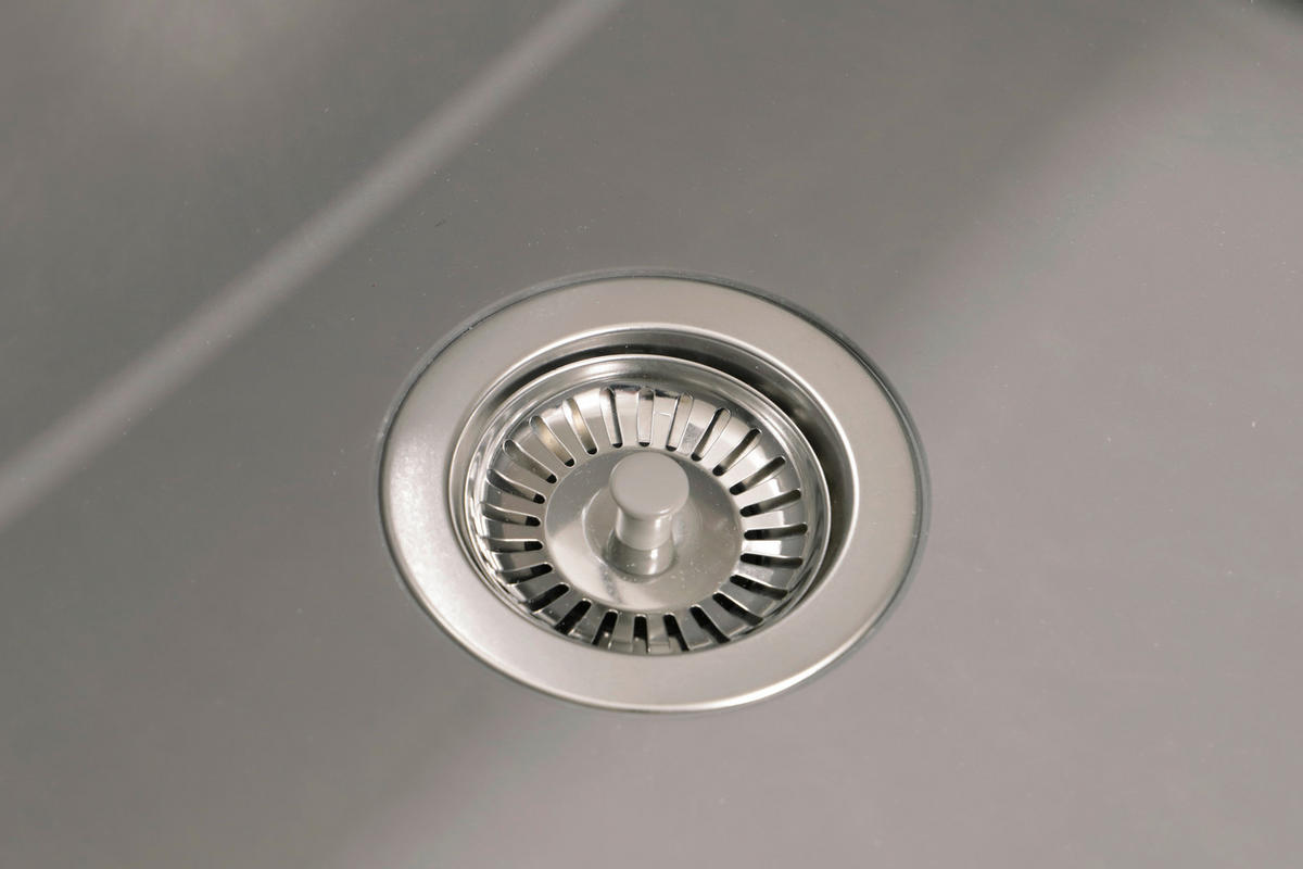 SPÜLE HOUSTON100X501BG  - Grau, Trend, Glas/Kunststoff (100/21/50cm) - Respekta