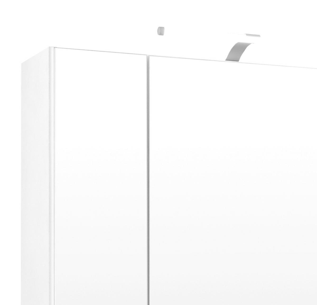 Waschtischkombi Spiegelschrank mit in kaufen Weiß