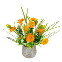 KUNSTBLUME  - Basics, Kunststoff/Textil (33/35cm)