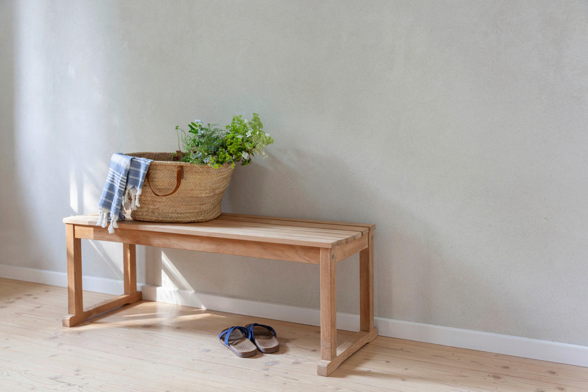 SITZBANK in Holz Teakfarben  - Teakfarben, KONVENTIONELL, Holz (150/43/40cm) - MID.YOU