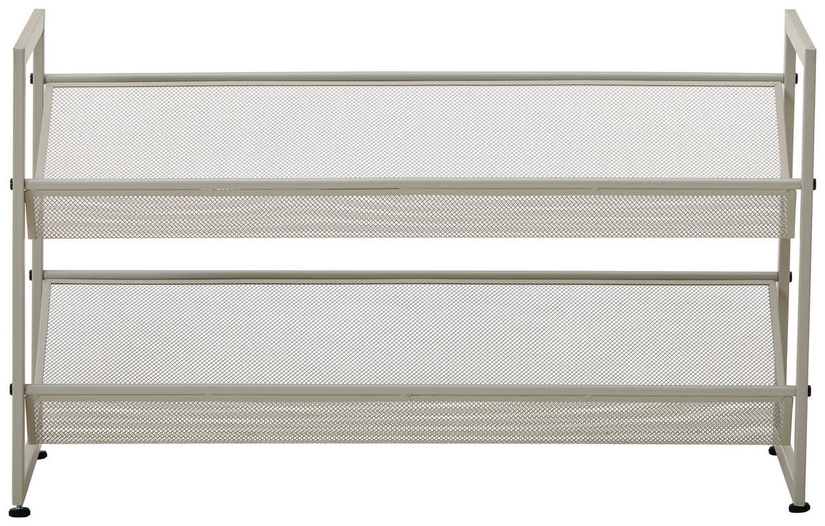 SCHUHREGAL Kaschmir  - Kaschmir/Schwarz, Basics, Kunststoff/Metall (72/42,7/30cm) - Xora