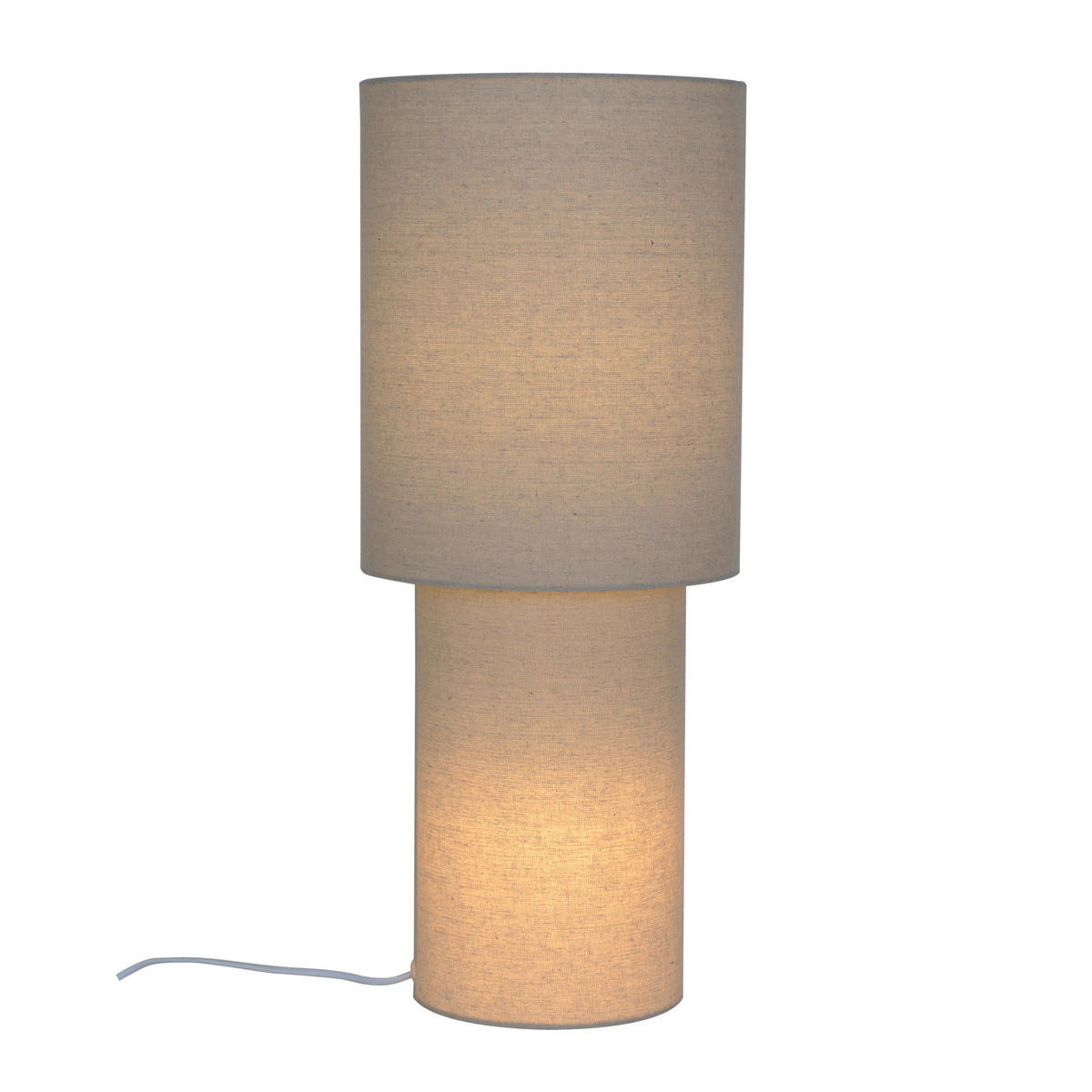 STEHLEUCHTE Izara 60/25/25 cm  - Beige, Design, Textil (60/25/25cm) - Nordlux