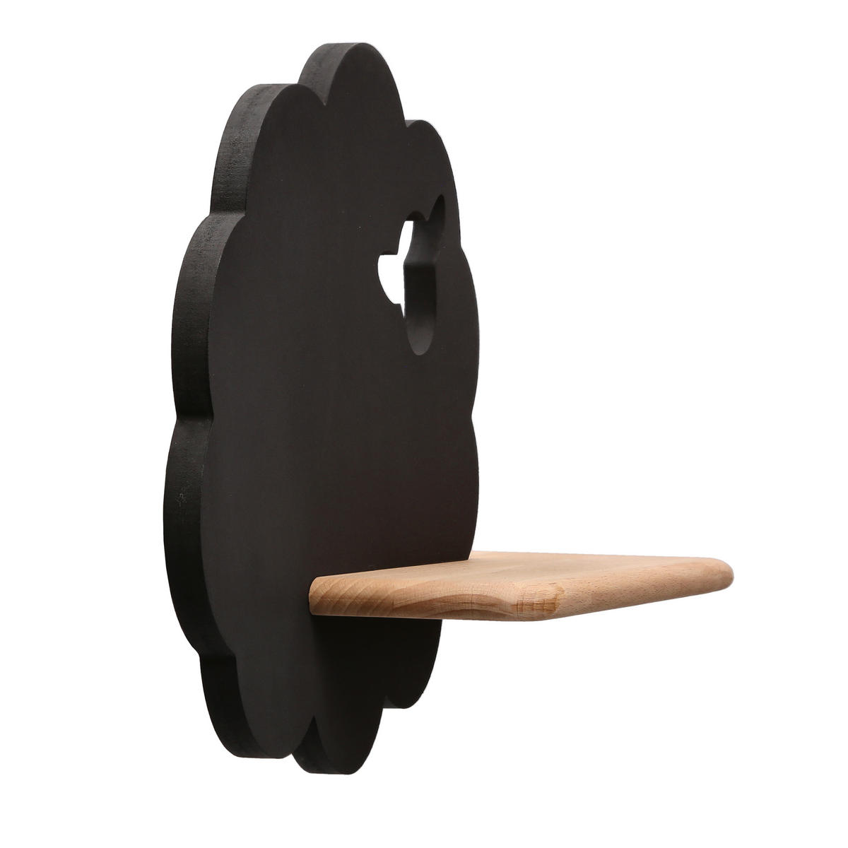 KINDERWANDLEUCHTE 36/12/24 cm   - Schwarz, Basics, Holz/Holzwerkstoff (36/12/24cm)
