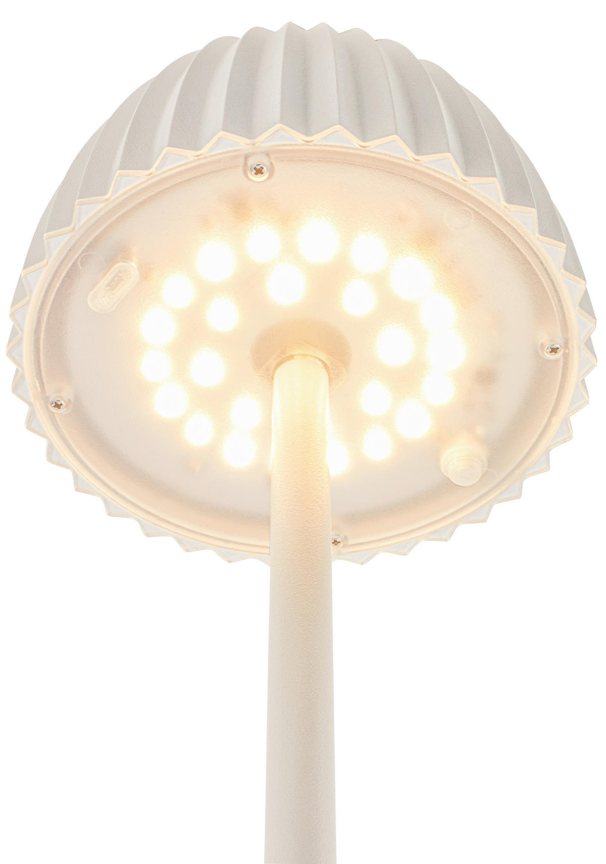 AKKU-STEHLEUCHTE 19/123,5 cm    - Weiß, Basics, Kunststoff/Metall (19/123,5cm)