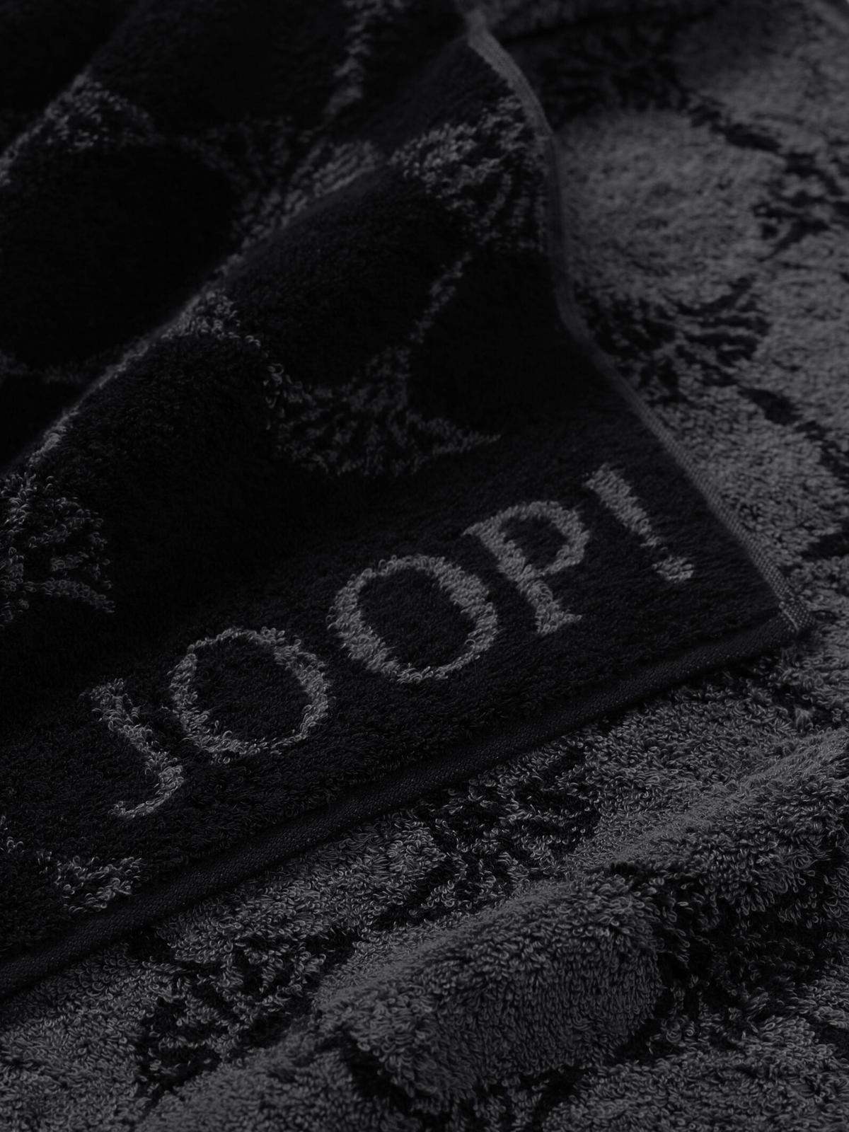 TÖRÖLKÖZŐ 80/150 cm fekete  - fekete, Design, textil (80/150cm) - Joop!