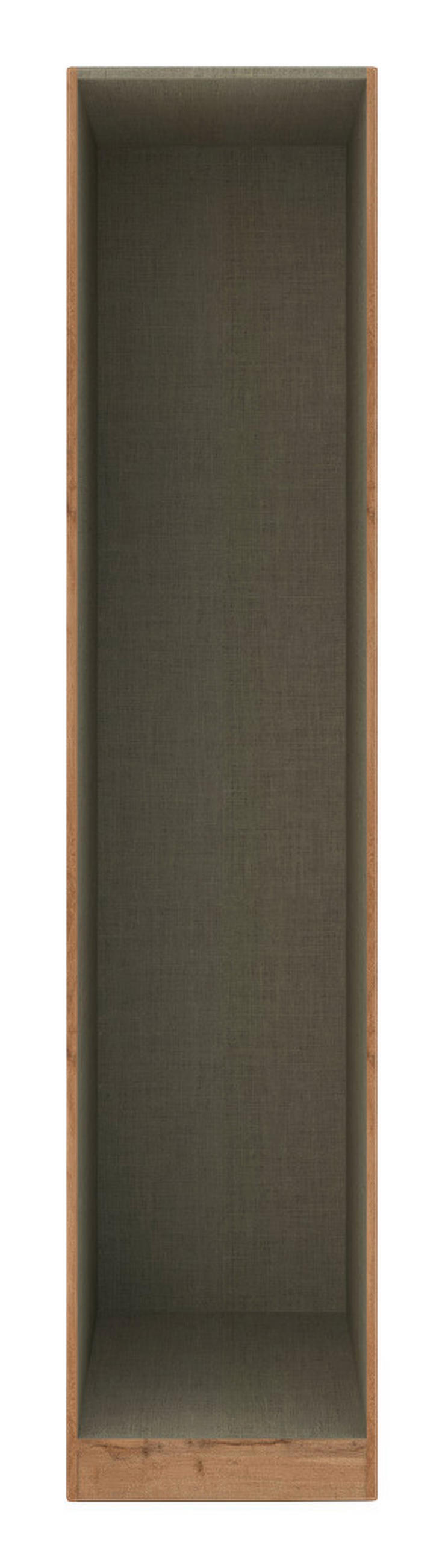 KORPUS ŠATNÍKOVEJ SKRINE, 45,6/210/56,5 cm - dub wotan, Design, kompozitné drevo (45,6/210/56,5cm) - Hom`in