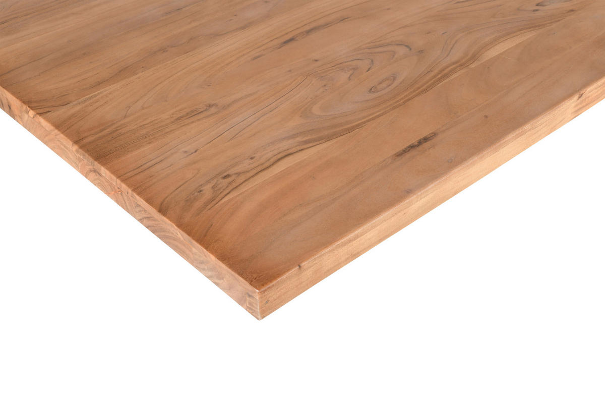 TISCHPLATTE Akazie massiv Akaziefarben  - Akaziefarben, MODERN, Holz (160/90/5,5cm) - Boxxx