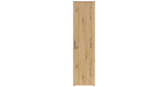 MEHRZWECKSCHRANK 50/195/40 cm  - Anthrazit/Schwarz, MODERN, Holzwerkstoff/Kunststoff (50/195/40cm) - Carryhome