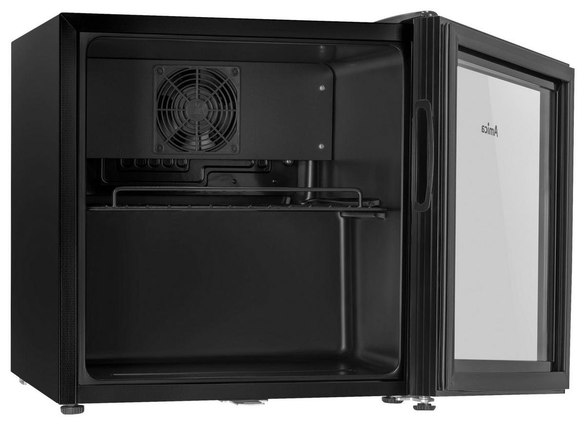 GETRÄNKEKÜHLSCHRANK 50/48/45 cm  - Schwarz, Basics, Glas/Metall (50/48/45cm) - Amica