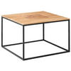 COUCHTISCH 65/65/41,5 cm quadratisch Naturfarben, Schwarz  - Schwarz/Naturfarben, Design, Holz/Metall (65/65/41,5cm) - Johann Jakob