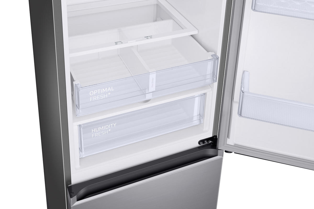 KÜHL-GEFRIER-KOMBINATION RB34C605CS9/EF  - Silberfarben, Basics, Glas/Kunststoff (59,5/185,3/65,8cm) - Samsung