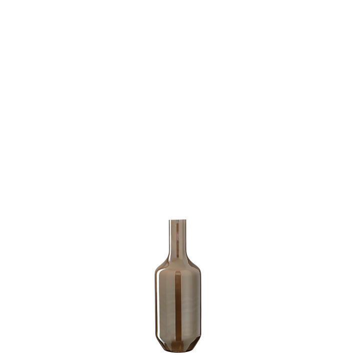 VAZA 18 cm  steklo  - zlate barve, Basics, steklo (18cm) - Leonardo