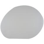 TISCHSET Textil Lederlook Silberfarben 45/35 cm  - Silberfarben, Basics, Textil (45/35cm) - Ambia Home