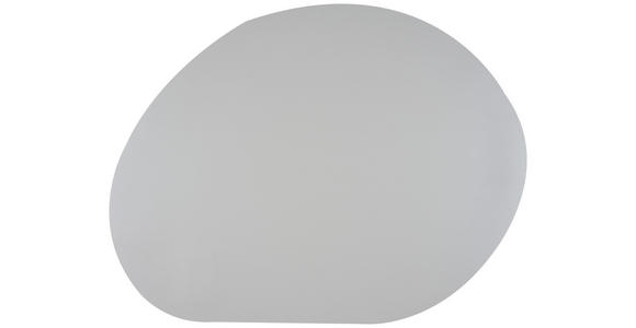 TISCHSET Textil Lederlook Silberfarben 45/35 cm - Silberfarben, Basics, Textil (45/35cm) - Ambia Home