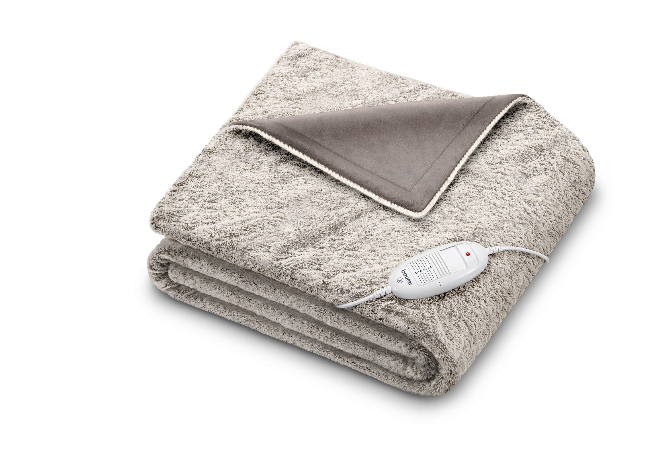 HEIZDECKE Nordic Taupe  - Braun, Basics (18,9/33,1/37,7cm) - Beurer