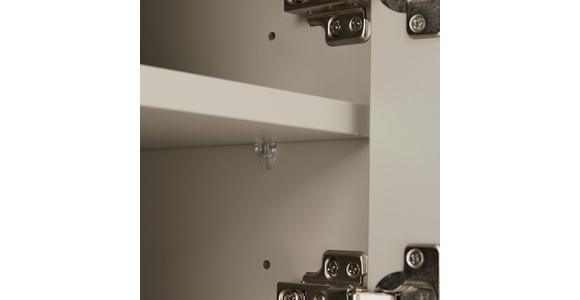 LOWBOARD  in 160/55/40 cm  - Seidengrau, Design, Holzwerkstoff/Metall (160/55/40cm) - Xora